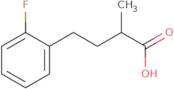 4-(2-Fluorophenyl)-2-methylbutanoic acid