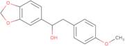 1-(1,3-Dioxaindan-5-yl)-2-(4-methoxyphenyl)ethan-1-ol