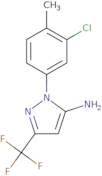 1-(3-Chloro-4-methylphenyl)-3-(trifluoromethyl)-1H-pyrazol-5-amine