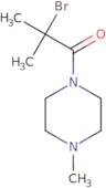 2-bromo-2-methyl-1-(4-methyl-piperazin-1-yl)-propan-1-one