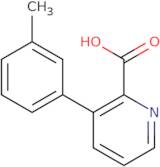 3-(3-Methylphenyl)pyridine-2-carboxylic acid