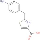 2-[(4-Aminophenyl)methyl]-1,3-thiazole-4-carboxylic acid
