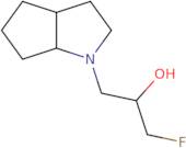 1-(3,3a,4,5,6,6a-Hexahydro-2H-cyclopenta[b]pyrrol-1-yl)-3-fluoropropan-2-ol