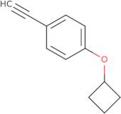 1-Cyclobutoxy-4-ethynylbenzene