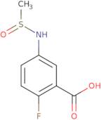 2-Fluoro-5-(methanesulfinylamino)benzoic acid