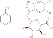 5-Bromo-6-chloro-3-indoxyl-beta-D-glucuronic acid, cyclohexylammonium salt