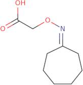 2-[(Cycloheptylideneamino)oxy]acetic acid