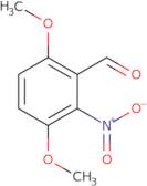 3,6-Dimethoxy-2-nitrobenzenecarbaldehyde