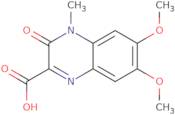 6,7-Dimethoxy-4-methyl-3-oxo-3,4-dihydroquinoxaline-2-carboxylic acid