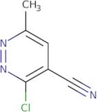 3-Chloro-6-methylpyridazine-4-carbonitrile