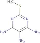 2-(Methylthio)pyrimidine-4,5,6-triamine