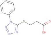 3-((1-Phenyl-1H-tetrazol-5-yl)thio)propanoic acid