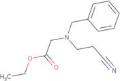 Ethyl 2-[benzyl(2-cyanoethyl)amino]acetate