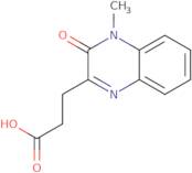 3-(4-Methyl-3-oxo-3,4-dihydroquinoxalin-2-yl)propanoic acid