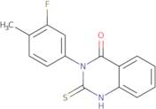 3-(3-Fluoro-4-methylphenyl)-2-sulfanyl-3,4-dihydroquinazolin-4-one