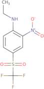 N-Ethyl-N-{2-nitro-4-[(trifluoromethyl)sulfonyl]phenyl}amine