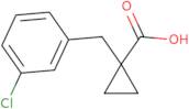 1-[(3-Chlorophenyl)methyl]cyclopropane-1-carboxylic acid