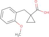 1-[(2-Methoxyphenyl)methyl]cyclopropane-1-carboxylic acid