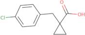 1-[(4-Chlorophenyl)methyl]cyclopropane-1-carboxylic acid