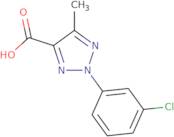 2-(3-Chlorophenyl)-5-methyl-2H-1,2,3-triazole-4-carboxylic acid