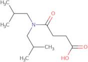 4-[Bis(2-methylpropyl)amino]-4-oxobutanoic acid