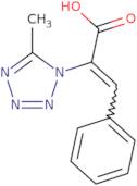 2-(5-Methyl-1H-1,2,3,4-tetrazol-1-yl)-3-phenylprop-2-enoic acid