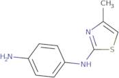 1-N-(4-Methyl-1,3-thiazol-2-yl)benzene-1,4-diamine