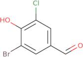 3-Bromo-5-chloro-4-hydroxybenzaldehyde