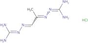 2-[1-(Diaminomethylidenehydrazinylidene)propan-2-ylideneamino]guanidine hydrochloride