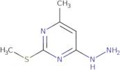 4-Hydrazinyl-6-methyl-2-(methylsulfanyl)pyrimidine