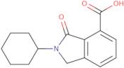 2-Cyclohexyl-3-oxo-2,3-dihydro-1H-isoindole-4-carboxylic acid