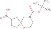 9-[(2-Methylpropan-2-yl)oxycarbonyl]-6-oxa-9-azaspiro[4.5]decane-3-carboxylic Acid