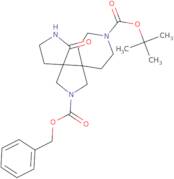 13-benzyl 9-tert-butyl 1-oxo-2,9,13-triazadispiro[4.0.5.3µ]tetradecane-9,13-dicarboxylate