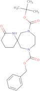 8-benzyl 11-tert-butyl 2-oxo-1,8,11-triazaspiro[5.6]dodecane-8,11-dicarboxylate