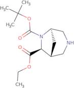 Rel-(1R,5S,7S)-6-Tert-Butyl 7-Ethyl 3,6-Diazabicyclo[3.2.1]Octane-6,7-Dicarboxylate