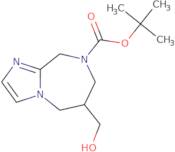 5-Hydroxymethyl-5,6-Dihydro-4H,8H-1,3A,7-Triaza-Azulene-7-Carboxylic Acid Tert-Butyl Ester