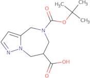 5-[(tert-butoxy)carbonyl]-4H,5H,6H,7H,8H-pyrazolo[1,5-a][1,4]diazepine-7-carboxylic acid