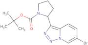 Tert-Butyl 2-(6-Bromo-[1,2,3]Triazolo[1,5-A]Pyridin-3-Yl)Pyrrolidine-1-Carboxylate