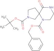 6-benzyl 2-tert-butyl 10-oxo-2,6,9-triazaspiro[4.5]decane-2,6-dicarboxylate