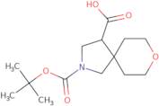 2-[(tert-butoxy)carbonyl]-8-oxa-2-azaspiro[4.5]decane-4-carboxylic acid