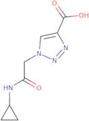 1-(2-(Cyclopropylamino)-2-oxoethyl)-1H-1,2,3-triazole-4-carboxylic acid