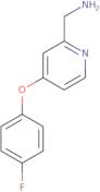 [4-(4-Fluorophenoxy)pyridin-2-yl]methanamine