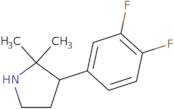 3-(3,4-Difluorophenyl)-2,2-dimethylpyrrolidine