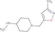 N-Methyl-1-[(3-methyl-1,2-oxazol-5-yl)methyl]piperidin-4-amine