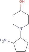 1-(2-Aminocyclopentyl)piperidin-4-ol