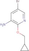 5-Bromo-2-(cyclopropylmethoxy)pyridin-3-amine