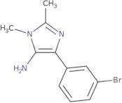 4-(3-Bromophenyl)-1,2-dimethyl-1H-imidazol-5-amine