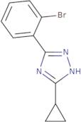 3-(2-Bromophenyl)-5-cyclopropyl-1H-1,2,4-triazole