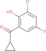 (3-Chloro-5-fluoro-2-hydroxyphenyl)-cyclopropylmethanone