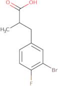 3-(3-Bromo-4-fluorophenyl)-2-methylpropanoic acid